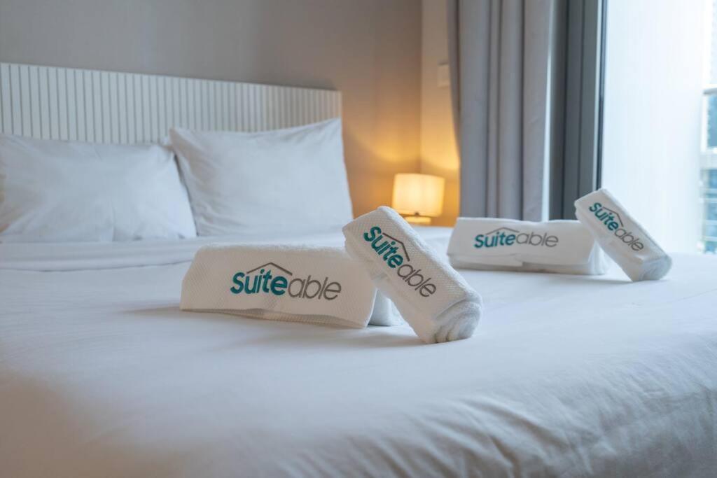 Cozy Studio In Sparkle Tower Jbr By Suiteable Dubai Eksteriør bilde