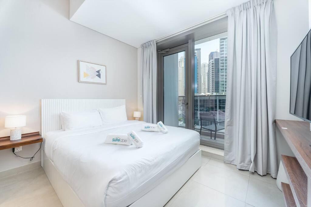 Cozy Studio In Sparkle Tower Jbr By Suiteable Dubai Eksteriør bilde