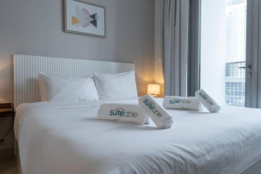 Cozy Studio In Sparkle Tower Jbr By Suiteable Dubai Eksteriør bilde